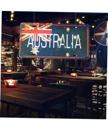 Alipis Emblems Antique Signs Iron Sign Painting Iron Painting Tin Signs License Plate Signage Vintage - Buy Online on GoSupps.com