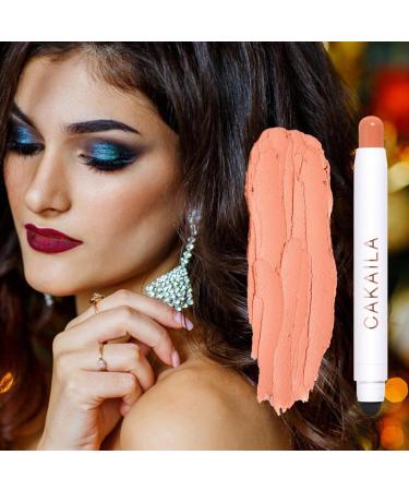 Eye Shadow Sticks | Double-end Matte Pearlescent Silkworm - Stick Highlighter Makeup Automatic Rotating for Women Girls - Buy Online on GoSupps.com