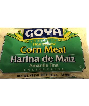Goya Fine Yellow Corn Meal 12 oz - Authentic Mexican Cornmeal for Delicious Recipes - Buy Online on GoSupps.com