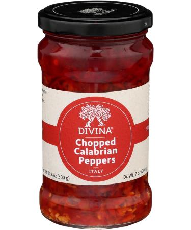 Divina Chopped Calabrian Peppers, 10.6 Oz. - Buy Online on GoSupps.com
