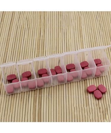2Pcs Transparent Pill Cases | Convenient Visible Pill Organizers for Easy Storage - International Shipping Available - Buy Online on GoSupps.com