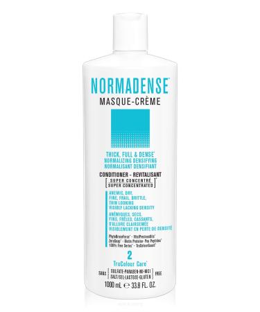 NORMADENSE 2 Biotin Conditioner for Thin Looking Hair Visibly Lacking Density New Super Concentrated conditioner for Dry Fine Frail Thin Looking Hair Sulfate Free conditioner with Vital Precious Oils. Masque-Creme Salon Hair Care