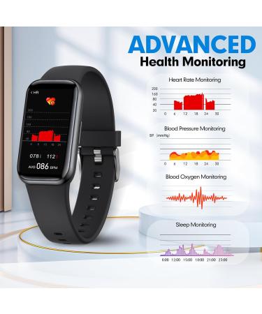 MeoOnley Fitness Watch - IP68 Waterproof Smartwatch with Pedometer Pulse Monitor Sleep Tracking for Men & Women - Compatible with Android & iOS - Buy Online on GoSupps.com