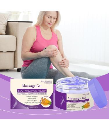 Soothing Gel Relieving Body Cream 100 Grams Gel for Relief of Muscles and Joints in Back Knee Foot Shoulder Neck Hand Ankle Hip Elbow - Buy Online on GoSupps.com