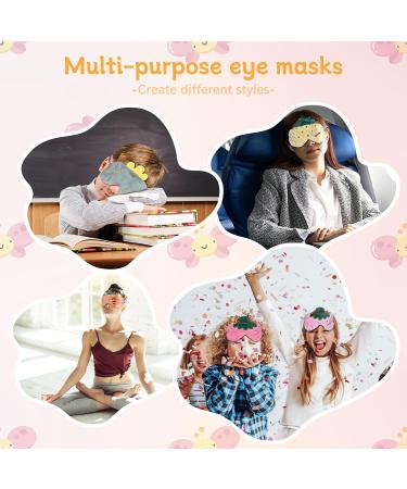 Ulife Mall 3D Strawberry Sleep Mask | Funny Soft Cartoon Eye Mask for Kids & Adults | Plush Silk Eyeliner for Travel & Parties - Buy Online on GoSupps.com