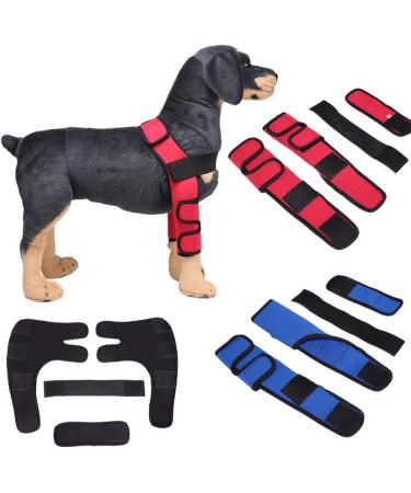 PETCUTE Dog Hock Brace for Dogs Knee Pads Dog Rear Leg Support Dog for Injury Arthritis Healing(1 Pair) - Buy Online on GoSupps.com