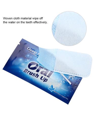 50pcs Disposable Dental Cleaning Wipes - Effective Oral Deep Cleaning Tool for Teeth Care - Buy Online on GoSupps.com