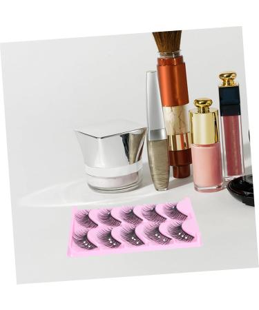 FRCOLOR Chic Fake Eyelash 10 Pairs Fake Eyelashes Lash Makeup Eyelash Girl Cosmetics Dense False Eyelashes Strip Lashes Bulk Reusable Eyelashes 3d Cosplay Rhinestones Artificial Fiber - Buy Online on GoSupps.com