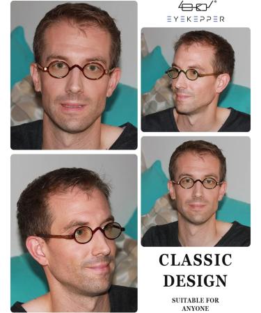 Eyekepper Blue Light Blocking Glasses - Small Round Tortoise Computer Eyewear with Spring Hinges - Shop Internationally - Buy Online on GoSupps.com