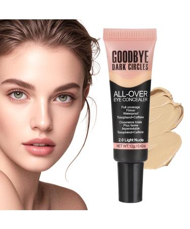 Lixuhdyu Full Coverage Coverage Corrector Eye Corrector - 12g Lightweight Color Corrector | Color Correction for Eyes Liquid Foundation