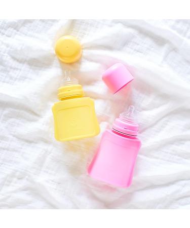 Green Sprouts Sprout Ware 5 oz. Baby Pocket - Non-Toxic Silicone Plant-Based Plastic, BPA-Free, Pink - Buy Online on GoSupps.com