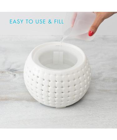 Ellia Gather Ultrasound Aroma Diffuser 170ml with Remote Control | Humidifier LED Lights Soothing Sounds | Ideal for Aromatherapy Yoga Spa & Bedroom - Buy Online on GoSupps.com