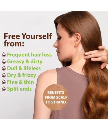 Rice Water Shampoo for Hair Growth & Thinning - Biotin & Rosemary Infused | Thickening Formula for Men & Women | Organic & Color Safe - Buy Online on GoSupps.com