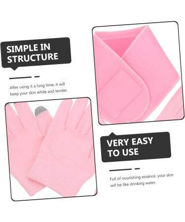 DOITOOL 1 Set Cervical Membrane Girls Gloves Hand Care Gloves Beauty Accessory Hand Moisturizer Gloves Hand Repair Neck Skin Hydrating Patch Body Gel Pink Moisturizing Scarf - Buy Online on GoSupps.com
