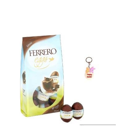 Ferrero Mini ufs de P ques au chocolat 100 g avec un porte-cl s de P ques gratuit Parfait pour les chasses de P ques 2022