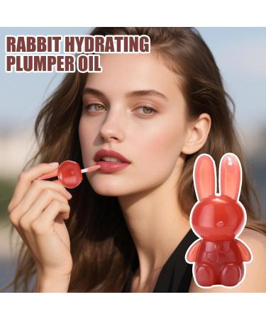 Lip Plumper Rabbit Moisturizing Plazer Glossy Lip Oil Glumbh Waterproof Long-Lasting Highly Pigmented - Buy Online on GoSupps.com