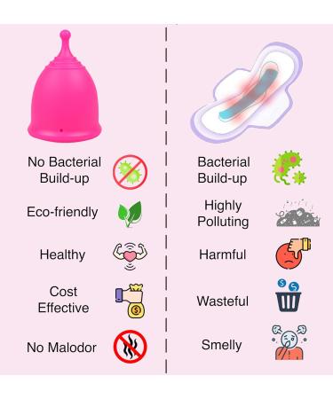 SHORDY Menstrual Cup (Small) - Soft & Flexible 12 Hours Comfort Eco-Friendly Alternative to Pads & Tampons - Buy Now - Buy Online on GoSupps.com