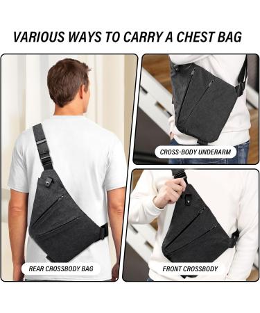 Theft-Proof Travel Bag | Waterproof Anti-Theft Sling Bag for Men & Women | Crossbody Shoulder Bodybag - Buy Online on GoSupps.com