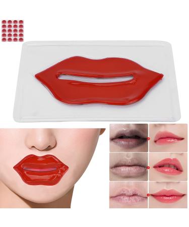 Hydrating Lip Pad Mask - 15 Collagen Gel Pads for Anti-Wrinkle Care & Fuller Lips - Buy Online on GoSupps.com