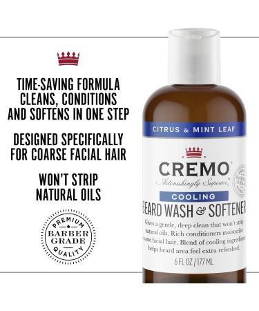 CREMO Beard Care Gift Set for Men - Shampoo, Oil, Cream, Comb & Brush | Grooming Kit - Buy Online on GoSupps.com