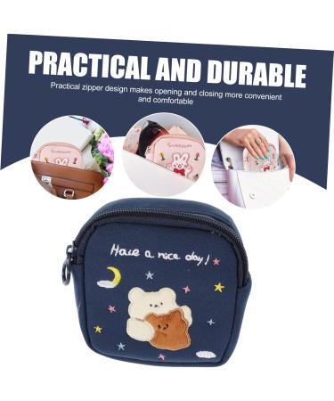 Buy Healeeved 4-Piece Aunt's Towel-Storage Pocket Organizer Bags for Women | Portable Decorative Etui for Bandages & Tampons | Perfect Household Product | Marineex 4STK 13x13cm - Buy Online on GoSupps.com