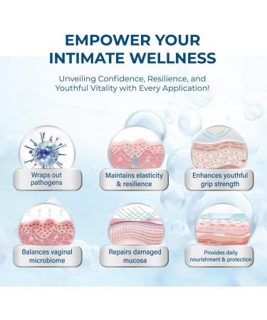 Rossy Vaginal Moisturizer Gel - Long-Lasting Yeast Infection Treatment & Relief for Vaginal Dryness Itching & Odor - PH Balance Solution for Women's Intimate Health - Buy Online on GoSupps.com