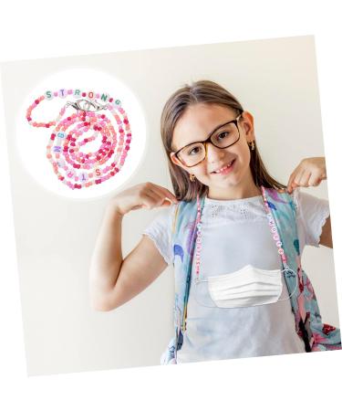 Beaupretty 2pcs Anti-Lost Masks Chain | Clothes Rack Beads for Kids | European & American Acrylic Design - Buy Online on GoSupps.com