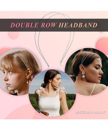 Syhood Metal Double Layer Headbands - Wedding Hair Band for Women and Girls - Buy Online on GoSupps.com