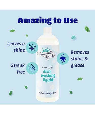 Buy Plant-Based Dish Soap | Fragrance & Dye-Free | Quick-Drying & Streak-Free | 16 Fl Oz (3-Pack) - International Shipping Available - Buy Online on GoSupps.com