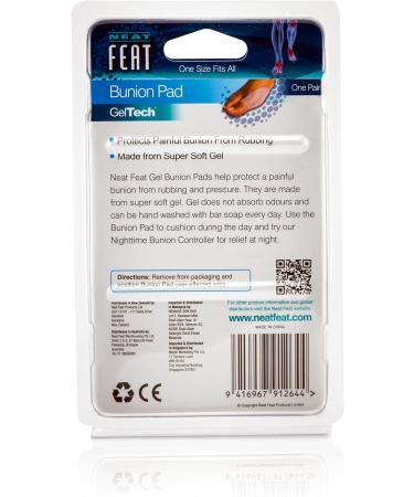 Neat Feat Gel Bunion Pad - Pain Relief for Bunions - 0.5 lbs - Buy Online on GoSupps.com