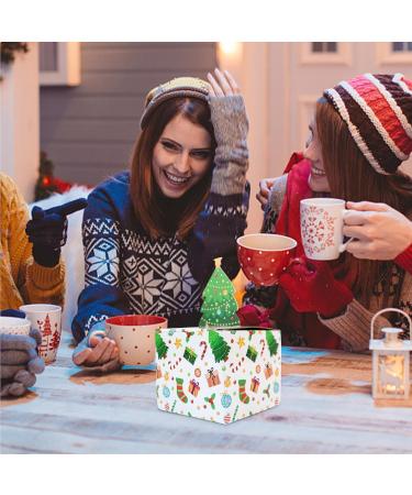 Christmas Cash Boxes | Paper Christmas Cash Dispenser Box | Holiday Candy Holder Package Box with 30 Storage Bags White - Buy Online on GoSupps.com