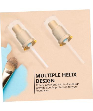 Beavorty 4 Pcs Lotion Pump Foaming Soap Dispenser Replacement Press Cover Air Pump Bottle Pump Replacement 10x2.3cmx2pcs Goldenx2pcs - Buy Online on GoSupps.com