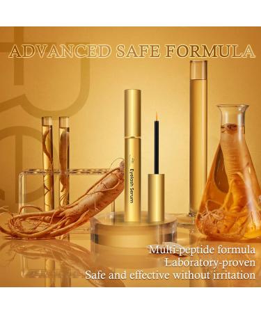 Eyelash Growth Serum - Advanced Formula for Longer Thicker Lashes | 5ML Matte & Rose Gold - Buy Online on GoSupps.com
