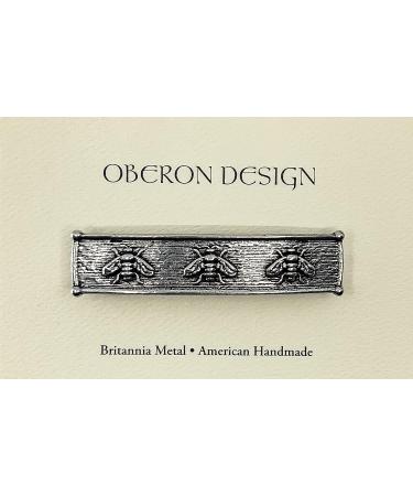 Hand Crafted Small Honey Bee Hair Clip Barrette 60mm Made in USA by Oberon Design - Buy Online on GoSupps.com