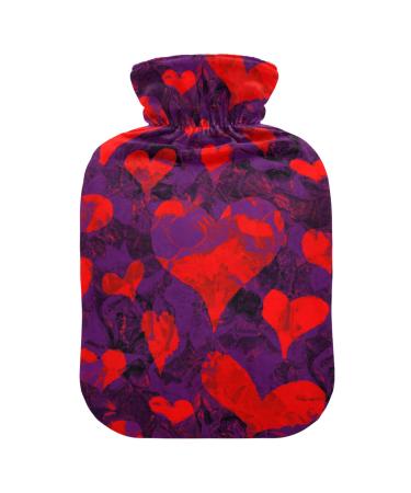 Valentine's Day Hearty Heat bottle with reference heat bottles for pain relief hot water bag heating bottles for neck and shoulder pain 1l
