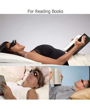 Lazy Bed Prism Reading Glasses for Comfortable Reading & TV Watching | Black Spectacles for Myopia - International Shipping Available - Buy Online on GoSupps.com