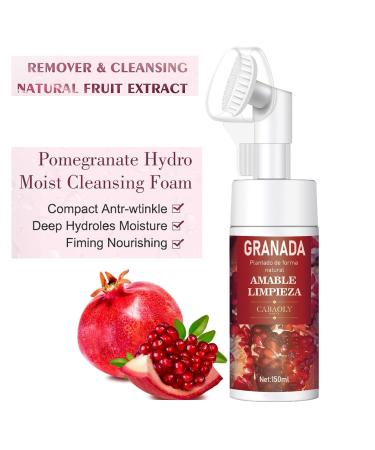 Buy Pomegranate Facial Cleanser | Gentle Skin Care with Vitamins & Antioxidants - 150ml - Buy Online on GoSupps.com
