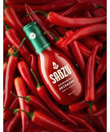 Sabzu Thai Sriracha Hot Chilli Sauce 225g - Buy Online on GoSupps.com