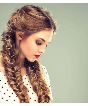 140 Pieces Hair Jewelry Rings Clips - Aluminum Dread Locks Cuffs & Beads for Braids Accessories - Buy Online on GoSupps.com