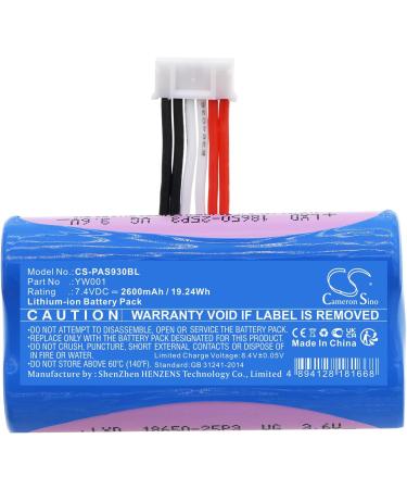 2600mAh Replacement Battery for Pax A930 A910 YW001 - High Performance 7.4V - International Shipping Available - Buy Online on GoSupps.com