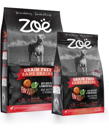 Zoe Grain Free Dog Food All Breed & Life Stages Beef with Peas & Pumpkin Recipe 5 kg Beef 5 kg (Pack of 1) - Buy Online on GoSupps.com