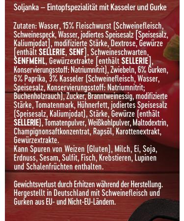 Dreistern Soljanka 800g - Authentic German Soup | International Shipping Available - Buy Online on GoSupps.com