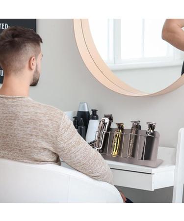 Barber Clipper Holder | Barber Hair Holder Stainless Steel Hair Tool Organizer Anti-Slip Salon Tools Box for Hairdresser Beard Shaver Hair Trimmer - Buy Online on GoSupps.com