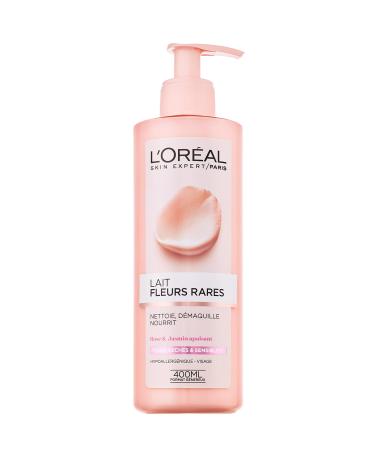 L'Oréal Paris - Fresh Cleansing Milk - Dry and Sensitive Skin - Rare Flowers - 400 mL