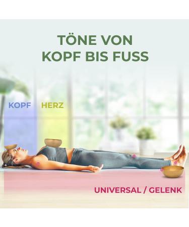 Expert Tibetan Sound Bowl Set for Beginners - 3 Singing Shells (Mini 13.5cm to Large 21.5cm) for Sound Massage Relaxation & Yoga - Buy Online on GoSupps.com