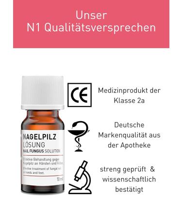N1 Anti-Nail Fungus Solution 30ml | Medical Nail Polish Treatment for Quick Relief | Intensive Nail Care for Hands & Feet - Buy Online on GoSupps.com