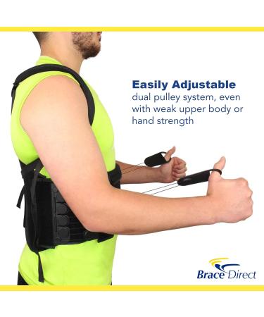 Postural Extension Back Straightener Brace | Rigid Posture Corrector Vest for Kyphosis Scoliosis & Hunchback Relief - Buy Online on GoSupps.com