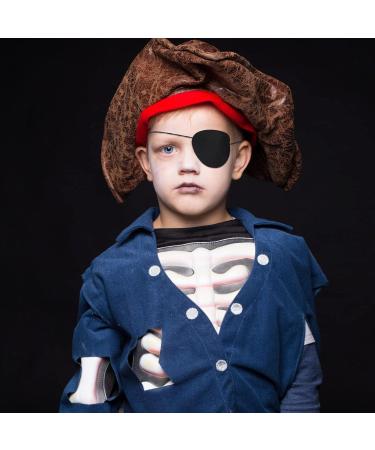 48 Pack Pirate Eye Patches | Black Felt Eye Patches for Kids & Adults | Perfect for Pirate Themed Parties & Role Play - Buy Online on GoSupps.com
