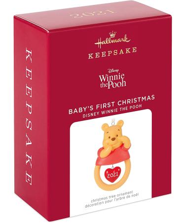 2021 Hallmark Keepsake Disney Winnie The Pooh Baby's First Christmas Ornament - Porcelain - Buy Online on GoSupps.com