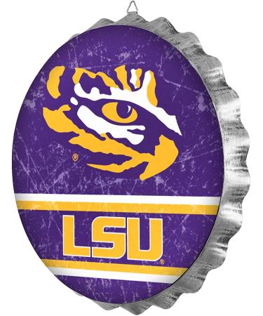Forever Collectibles LSU Tigers NCAA Bottle Cap Wall Sign